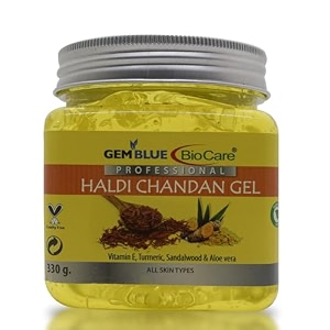 gemblue biocare haldi chandan soothing amp hydrating gel 330ml