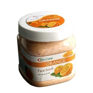 gemblue biocare orange scrub face brightening deepcleaning 500ml