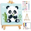 Gemozaic Panda Paint by Numbers Kit for Kids Ages 4-12 with Frame &amp; Easel