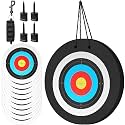 Gemscream 24" Foam Archery Bow & Arrow Target for Backyard, Round