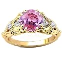Gemstone Vintage Rings for Women s925 Sterling Silver Round Cut 1.0 Carat Gemstone with Moissanite Promise Engagement Anniversary Ring for Her