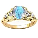Gemstone Vintage Rings for Women s925 Sterling Silver Round Cut 1.0 Carat Gemstone with Moissanite Promise Engagement Anniversary Ring for Her