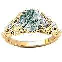 Gemstone Vintage Rings for Women s925 Sterling Silver Round Cut 1.0 Carat Gemstone with Moissanite Promise Engagement Anniversary Ring for Her
