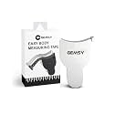 Gemsy Retractable Body Measuring Tape 150 cm (60”) with Lock Pin & Push Button – Fiberglass Inch Tape for Body Fat Tracking, Weight Loss, Fitness, Tailoring & Sewing