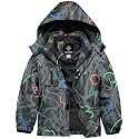 GEMYSE Boy's Waterproof Ski Snow Jacket Fleece Windproof Winter Jacket with Hood