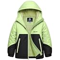 GEMYSE Boy's Waterproof Ski Snow Jacket Fleece Windproof Winter Jacket with Hood