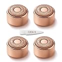 Gen 3 Replacement Heads for Finishing Touch Flawless Facial Hair Removal for Women, Also fits Profeir innobeaut gurelax EVIEY KRADAA VISOFO bikurpia Hair Remover Razor Generation 3 (Set of 4)