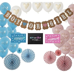Gender Reveal Decorations 2- Gender Reveal O