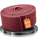 General Purpose Scuff Pads - Cuttable, 6m x 100mm, P240 Grit, Wet/Dry Reusable Sanding Sheets for Paint Prep, Auto Body, Woodworking & DIY