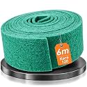General Purpose Scuff Pads - Cuttable, 6m x 100mm, P120 Grit, Wet/Dry Reusable Sanding Sheets for Paint Prep, Auto Body, Woodworking & DIY