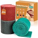 General Purpose Scuff Pads - Cuttable, 6m x 100mm, P 120 240 400 Grit, Wet/Dry Reusable Sanding Sheets for Paint Prep, Auto Body, Woodworking & DIY