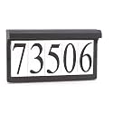Generation Lighting 2-Light Aluminum Address Light Fixture in Black