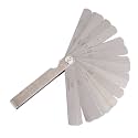 Generic 1 Set Metric/Inch Feeler Filler Gauge with 32 Blades Valves Measure Tool