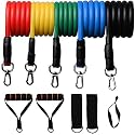 Generic 11pcs/Set Pull Rope Fitness Exercises Resistance Bands Crossfit Chest Expander Puller Body Training Workout Yoga Latex Tubes