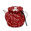 Generic Christmas Candy Breakfast Pot Cover Tea Kettle Lid Teapots Dust Cover Insulated Portable Breakfast Warmer for Home Kitchen for Home Table Restaurant Decorative Accessories