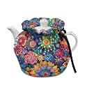 Generic Colourful Florals Breakfast Pot Cover Tea Kettle Lid Teapots Dust Cover Insulated Portable Breakfast Warmer for Home Kitchen for Home Table Restaurant Decorative Accessories