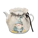 Generic Elegant Santa Claus Tea Pot Cozies with Insulation Pad for Teapots and Kettles - Shock and Drop Protection - Decorative Home Tea Pot Sleeve