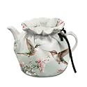 Generic Green Hummingbird Tea Cozies for Teapots &amp; Kettles - Cotton Vintage Warm Dust Cover with Elastic Design - Sunflower Print