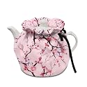Generic Pink Plum Tea Cosy Cover for Teapots &amp; Kettles - Dust Cover with Elastic Band - Insulated Breakfast Warmer for Home &amp; Kitchen Decorative Accessories