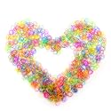 Generic Refill Bands Pack of 1200 Glitter Style 1 Rubber Bands with 50 S-Clips