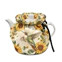 Generic Retro Hummingbird Tea Pots Cosy Kitchen Tea Pot Dust Cover Insulated Kettle Cover Breakfast Warmer for Home Kitchen Decorative Easy to Clean and Portable Vacation