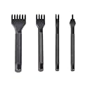 Generic Steel Leather Craft Diamond Chisel Stitching Hole Stitching Punch Tool 4mm 1 2 4 6 Prong