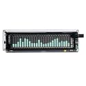 Generic VFD Audio Spectrum Analyzer, Vacuum Fluorescent Display Music Spectrum Analyzer, 25-Band Music Spectrum Level, Audio Indicator Rhythm Analyzer, 10 Display Modes
