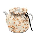 Generic Yellow Maple Tea Pot Cozies Dust proof Thanksgiving Soft Breakfast Pot Protector Warmth and Insulation Kettles Bag Wear-resistant Coffee Kettle Drop Protection
