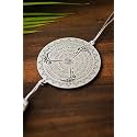 Islamic Car Hanging Dream Catcher Accessories Best for Your Car Interior Hanging, Gift, (Silver 3 Kul)