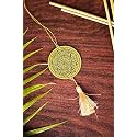 Islamic Car Hanging Dream Catcher Accessories Best for Your Car Interior Hanging, Gift, (Golden KUL-HO-Wallah)