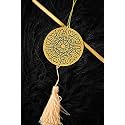 Islamic Car Hanging Dream Catcher Accessories Best for Your Car Interior Hanging, Gift, (Golden Allah)