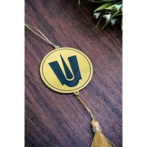 religioushindu culture car hanging dream catcher accessories best for your car interior ornament multipurpose use hanging gift golden tirupati balaji