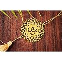 Religious/Hindu Culture Car Hanging Dream Catchers Stainless Steel Accessories Best for Your Car Interior Ornament, Gift, (OM SS)