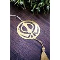 Religious/Hindu/Hinduism/Culture Car Hanging Dream Catcher Accessories Best for Your Car Interior Decoration for Rear View Mirror Ornament Multipurpose Use Hanging, Gift (Khanda)