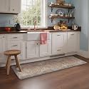 GENIMO Anti Fatigue Kitchen Mats for Floor 23"X71", Runner Rug,Brickred