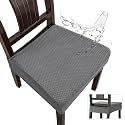 Genina Waterproof Seat Covers for Dining Room Chairs, Rear Gapped