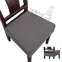 Genina Waterproof Seat Covers for Dining Room Chairs, Rear Gapped