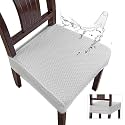 Genina Waterproof Seat Covers for Dining Room Chairs, Rear Covered