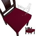 Genina Waterproof Seat Covers for Dining Room Chairs, Rear Gapped