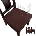 Genina Waterproof Seat Covers for Dining Room Chairs, Rear Covered