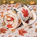 Genovega Waterproof Picnic Blanket Beach Mat Outdoor Outside Rug Tent Carpet Extra Large Foldable Sandproof Autumn Decor Halloween Decoration Roadside Outdoor Thanksgiving Essentials Fall Party Stuff