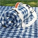 Genovega Waterproof Picnic Blanket Beach Outdoor Mat Rug Registry Wedding Search by Name Must Have Items Newly Wed Married Couple Gifts Bridal Husband Wife Men Women Mr Mrs 1 Anniversary Present