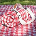 Genovega Waterproof Picnic Blanket Beach Outdoor Camping Mat Rug Extra Large Foldable Cute Big Travel Essential Accessories Gift Park Patio Lawn Garden Grass Ground Music Festival Must Have Checkered