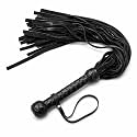 Gentle Suede Leather Horse Whip 25.6" - Genuine Leather Riding Tools - Soft Whips for Equestrian Sports