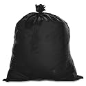 Genuine Joe GJO02147 2-Ply Low Density Can Liner, 10 Gallon Capacity, 23" Length x 24" Width x 0.60 mil Thickness, Black/Brown (Case of 500)