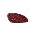 Genuine Leather Motorcycle Tank Knee Pads/Tank Grip for Scratch Protection by Trip Machine Company- Diamond (Mini), Cognac