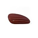 Genuine Leather Motorcycle Tank Knee Pads/Tank Grip for Scratch Protection by Trip Machine Company- Classic Stripes (Mini), Cognac