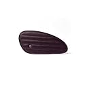 Genuine Leather Motorcycle Tank Knee Pads/Tank Grip for Scratch Protection by Trip Machine Company- Classic Stripes, Caffeine