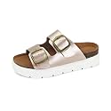 Genuine Leather Platform Sandals for Women Comfortable