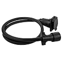 Genuine OEM Replacement For Trailer Plug Extension Cord 7 Pin Harness 10-14 AWG RV Gooseneck 4 ft